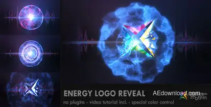  Energy Logo Reveal Video Displays template preview