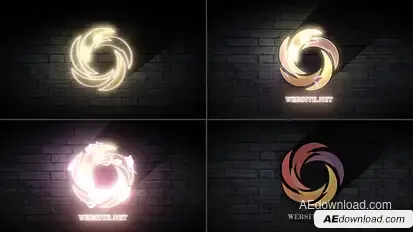 Energy Neon Sign Video Displays template preview