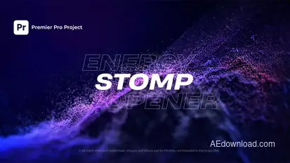 Energy Stomp Intro | for Premier Pro | MOGRT Premiere Pro template preview