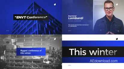 ENVT Conference // Event Promo Video Displays template preview