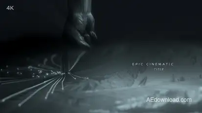 Epic Cinematic Title Video Displays template preview