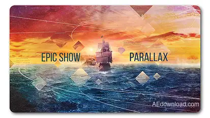 Epic Parallax | Cinematic Slideshow Video Displays template preview