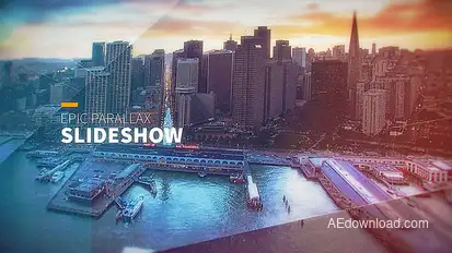 Epic Parallax Slideshow Video Displays template preview