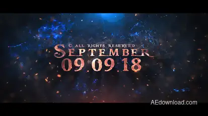 Epic Song - Teaser Video Displays template preview