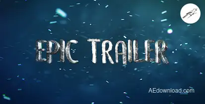 Epic Trailer Titles 6 Video Displays template preview