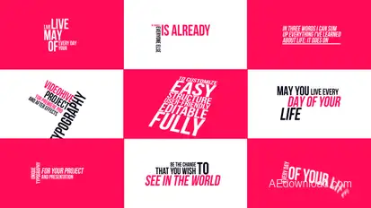 Essential Kinetic Titles | Premiere Pro & AE Video Displays template preview