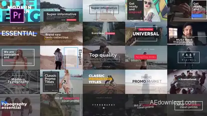 Essential Title V.2 Video Displays template preview