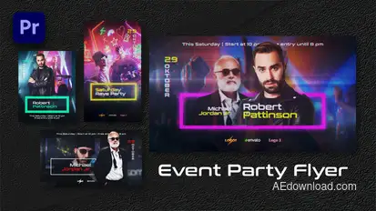Event Party Flyer | Premiere Pro Premiere Pro template preview