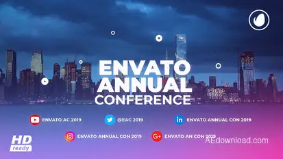 Event Promo / Conference Video Displays template preview