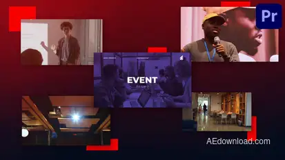 Event Promo Slides for Premiere Pro Premiere Pro template preview