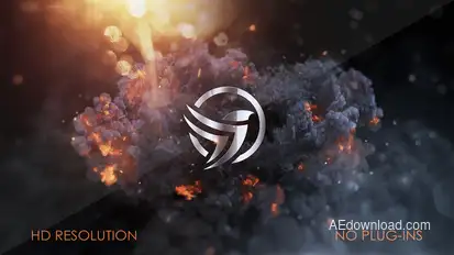 Explosive Intro Premiere Pro template preview