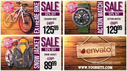 Extreme SALE Video Displays template preview