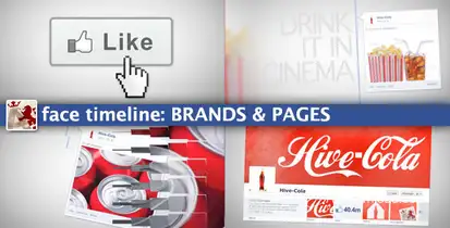 Face Timeline: Brands&Pages Video Displays template preview