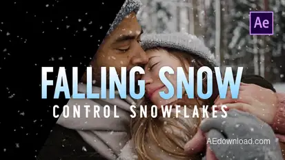 Falling Snow Toolkit Video Displays template preview
