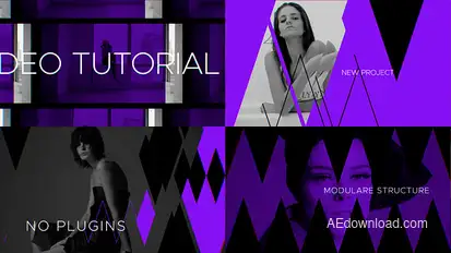 Fashion Broadcast Youtube Package Video Displays template preview