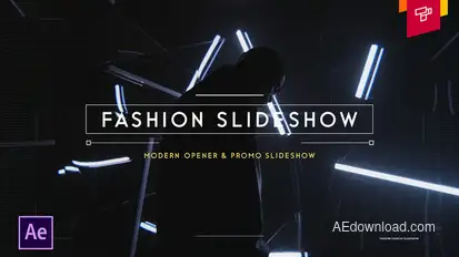 Fashion Clean Slideshow Video Displays template preview