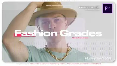 Fashion Grades Demo Reel Premiere Pro template preview