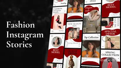 Fashion Instagram Stories | MOGRT Premiere Pro template preview