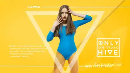 Fashion Promo Video Displays template preview