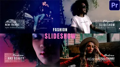 Fashion Slideshow For Premiere Pro Premiere Pro template preview