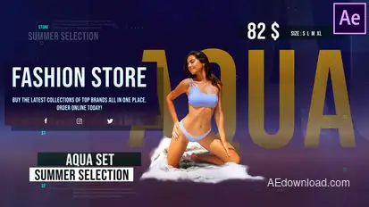 Fashion Store Video Displays template preview