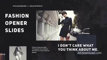 Fashion Stylish Promo Video Displays template preview