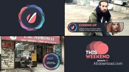 Fashion Time Broadcast Identity Video Displays template preview