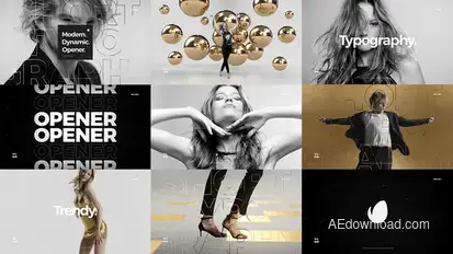 Fast Dynamic Opener / Stomp Typography Promo / Short Clean Vlog Intro / Youtube Channel Video Displays template preview