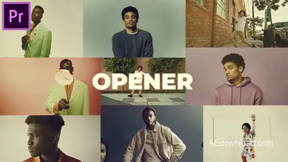 Fast Intro MOGRT for Premier Pro Premiere Pro template preview