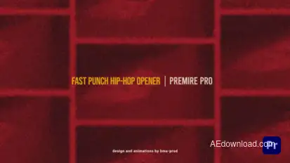 Fast Punch Hip-Hop Opener Premiere Pro Premiere Pro template preview