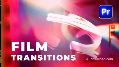 Film Transitions Pack Premiere Pro template preview