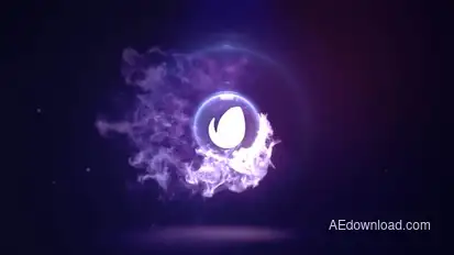 Fire Logo Reveal Video Displays template preview