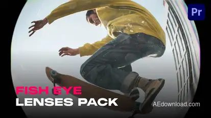 Fisheye Lenses Pack for Premiere Pro Premiere Pro template preview