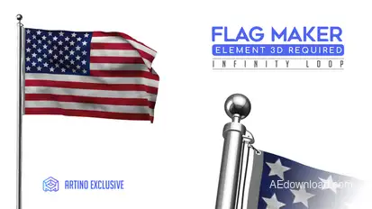 Flag Maker Video Displays template preview
