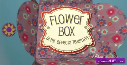 Flower Box Display – Videohive Video Displays template preview