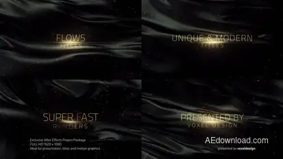 Flows Titles Video Displays template preview