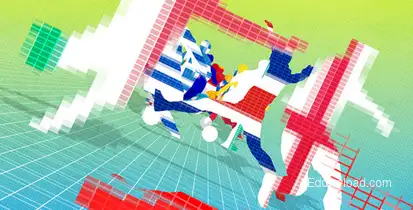 Football Dubstep Bumper Video Displays template preview