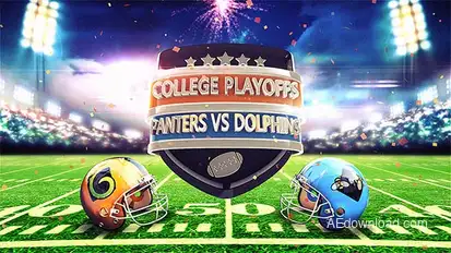 Football Set Video Displays template preview