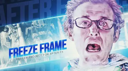 Freeze Frame Trailer Video Displays template preview