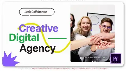 Full Digital Agency Promo Premiere Pro template preview