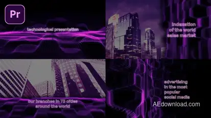 Future Presentation - Technology Presentation Premiere Pro template preview