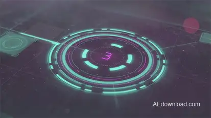 Futuristic Cinematic Trailer Video Displays template preview