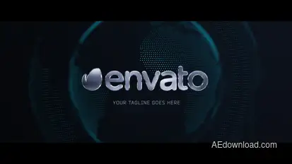 Futuristic Earth Titles Video Displays template preview