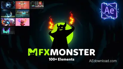 FXMONSTER - 100 Flash FX Video Displays template preview