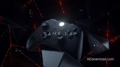 Gaming Channel Opener Video Displays template preview