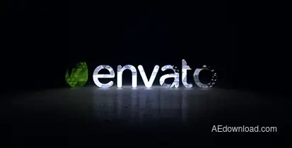 Geometric Logo Reveal Video Displays template preview