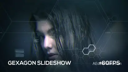 Gexagon Slideshow Video Displays template preview