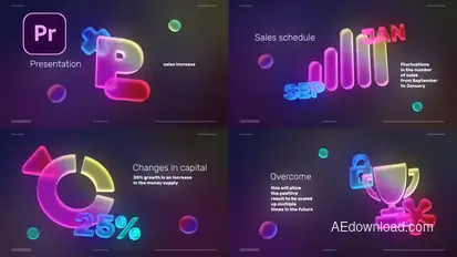 Promo Presentation - Corporate Presentation Premiere Pro template preview