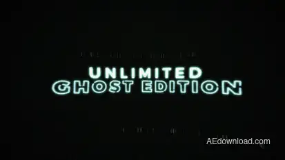 Glitch Ghost Video Displays template preview