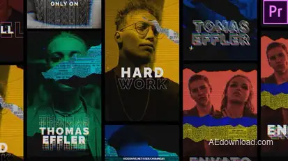 Glitch Stories For Premiere Pro Premiere Pro template preview